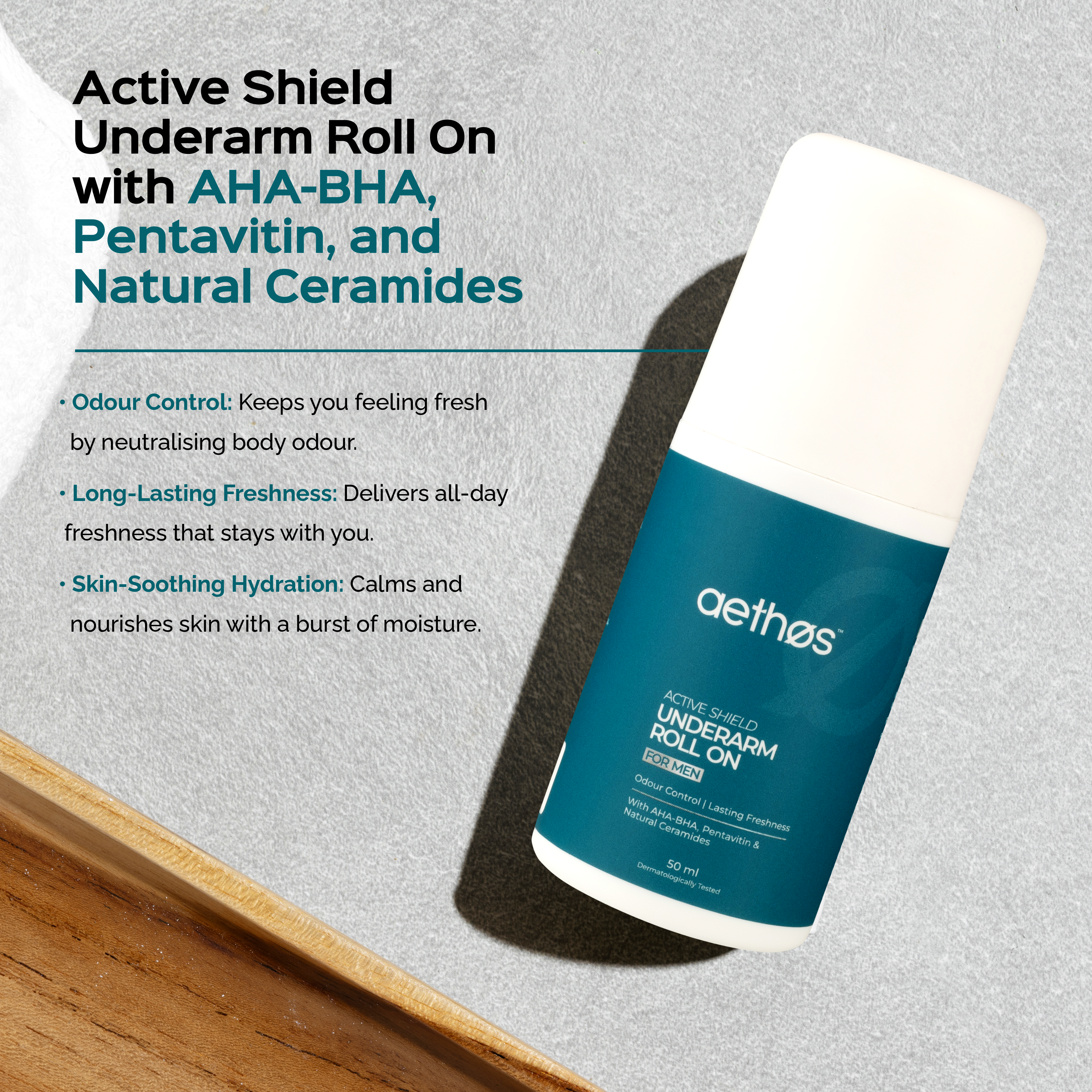 Aethos Active Shield Underarm Roll On
